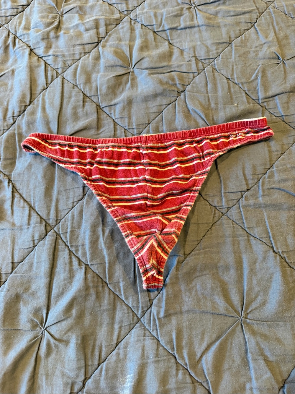 Joe Boxer Red Striped Men’s Thong Underwear